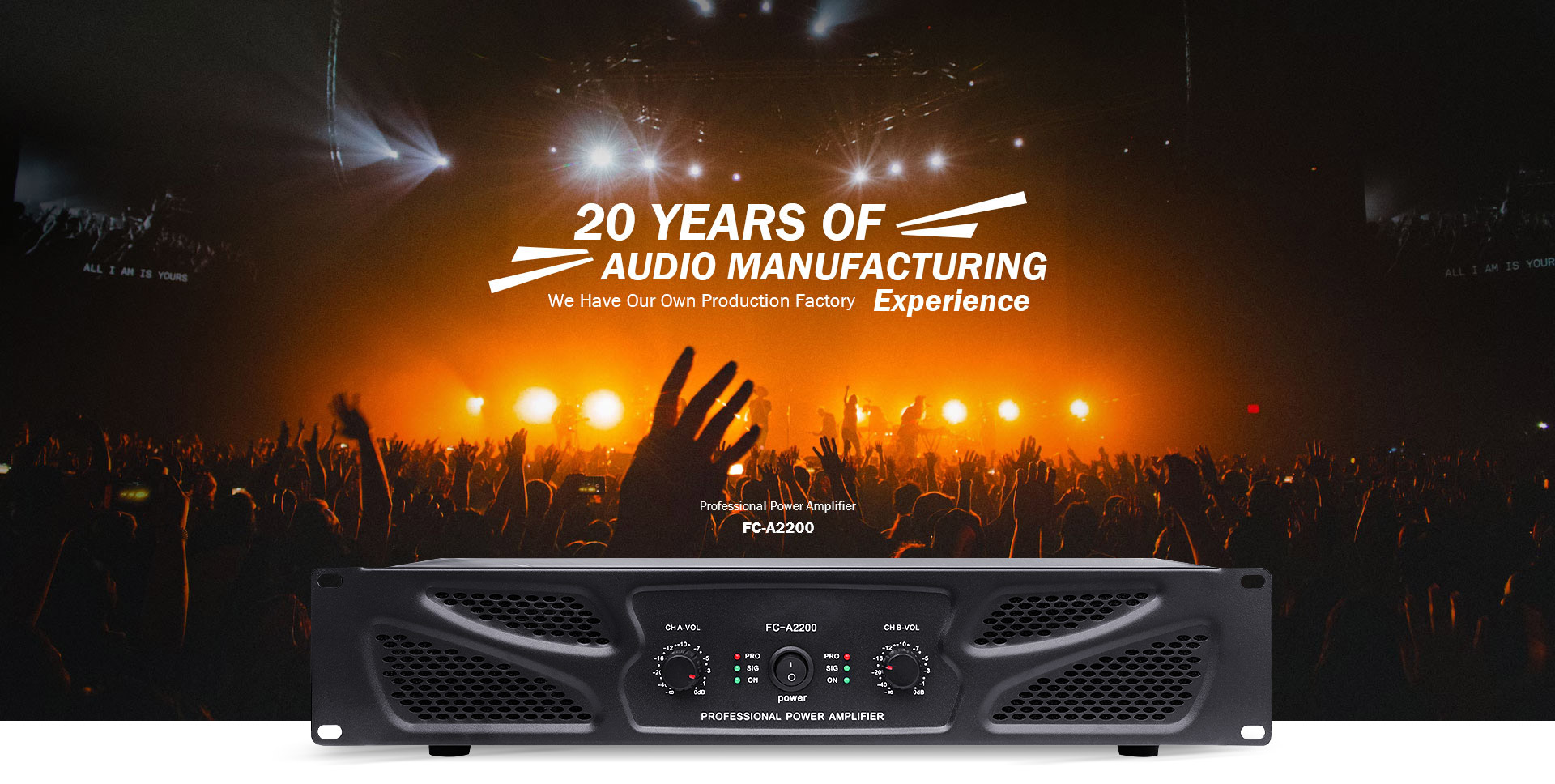 Professional Audio Amplifier Factory, Power Amplifier Wholesaler