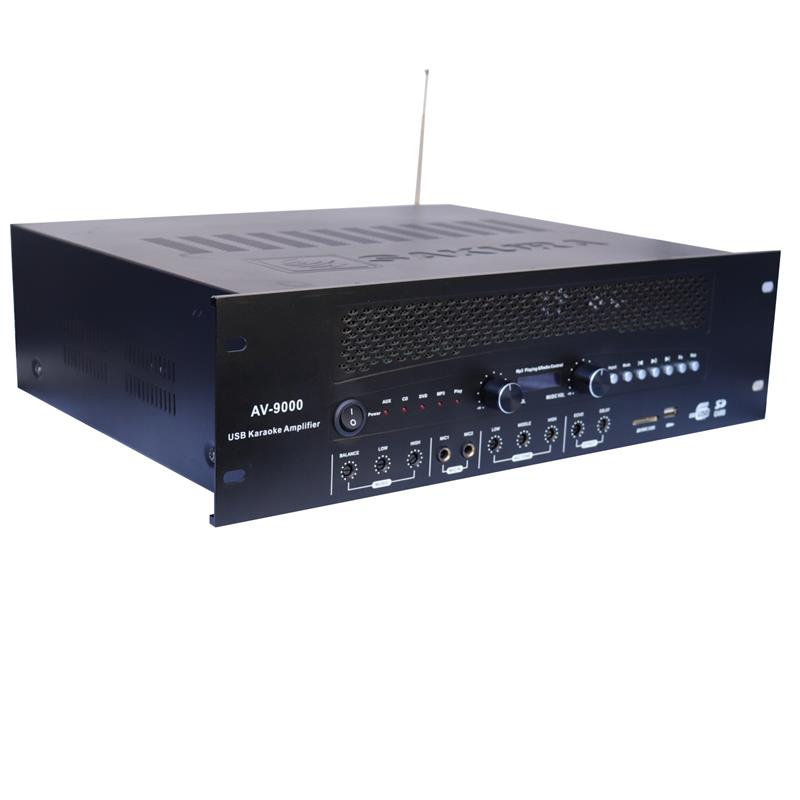 2 Channel 1000W Home Audio Amplifier, Power Ampli Home Theater, AV-9000