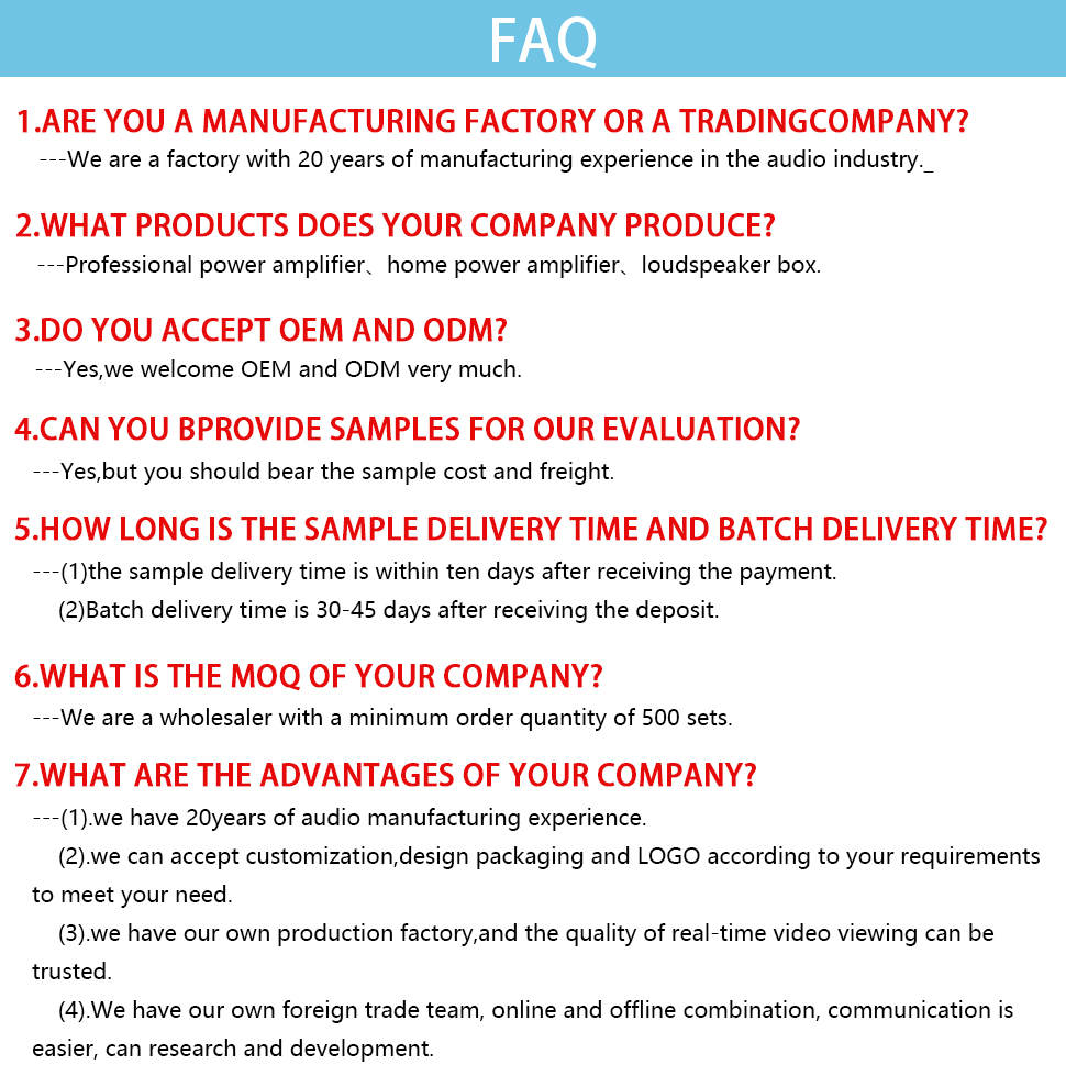 faq power amplifier