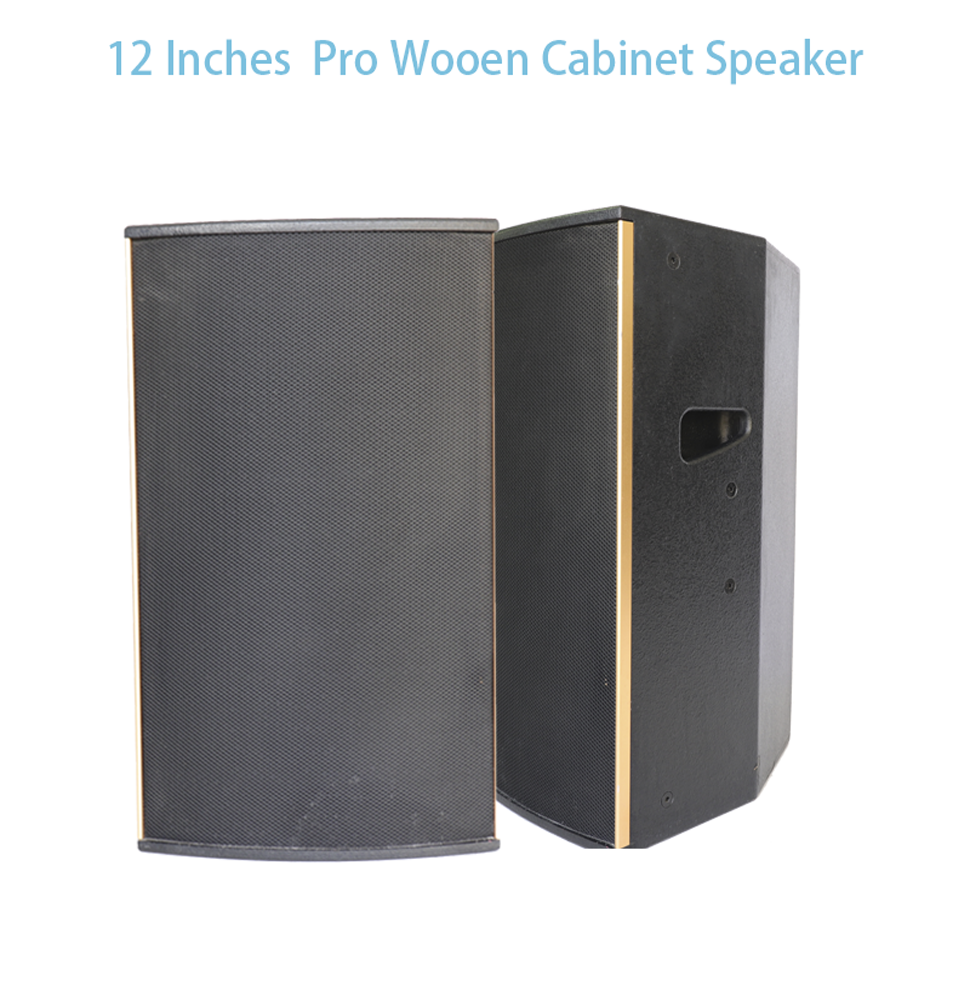 product description 12 inches wood speaker