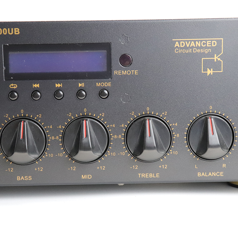 600W Home Power Amplifier LCD Display, AM/FM radio,support Bluetooth-Amplifier Factory