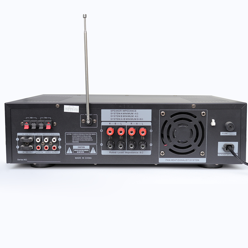 600W Home Power Amplifier LCD Display, AM/FM radio,support Bluetooth-Amplifier Factory