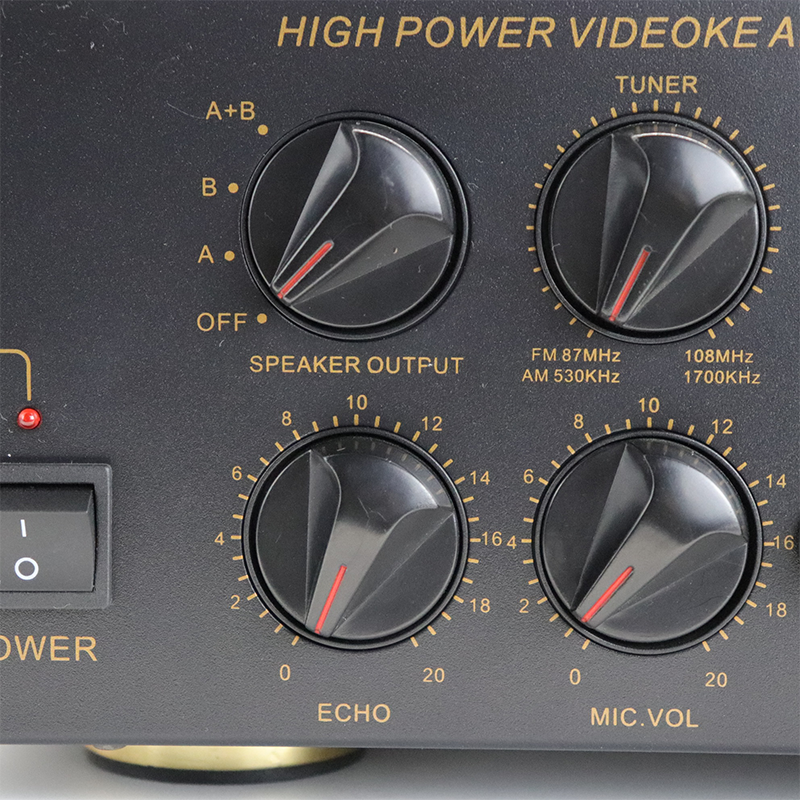 600W Home Power Amplifier LCD Display, AM/FM radio,support Bluetooth-Amplifier Factory