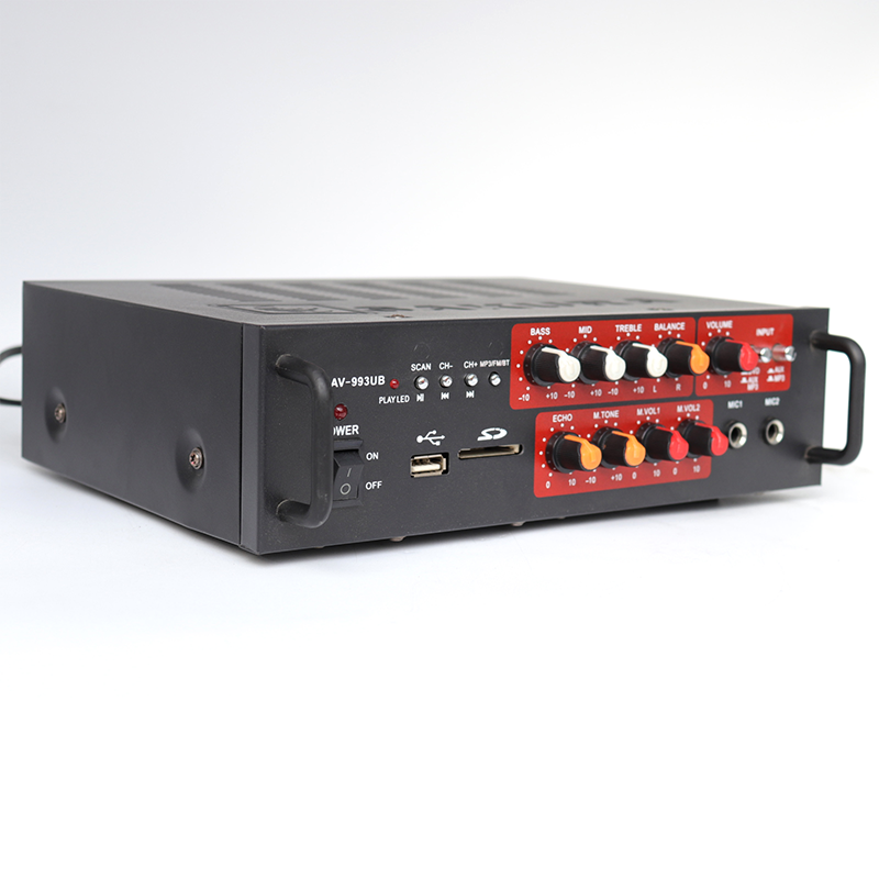 2 Channel 100W MiNi Design With Bluetooth, USB/SD, FM Input,Home Power Amplifier.