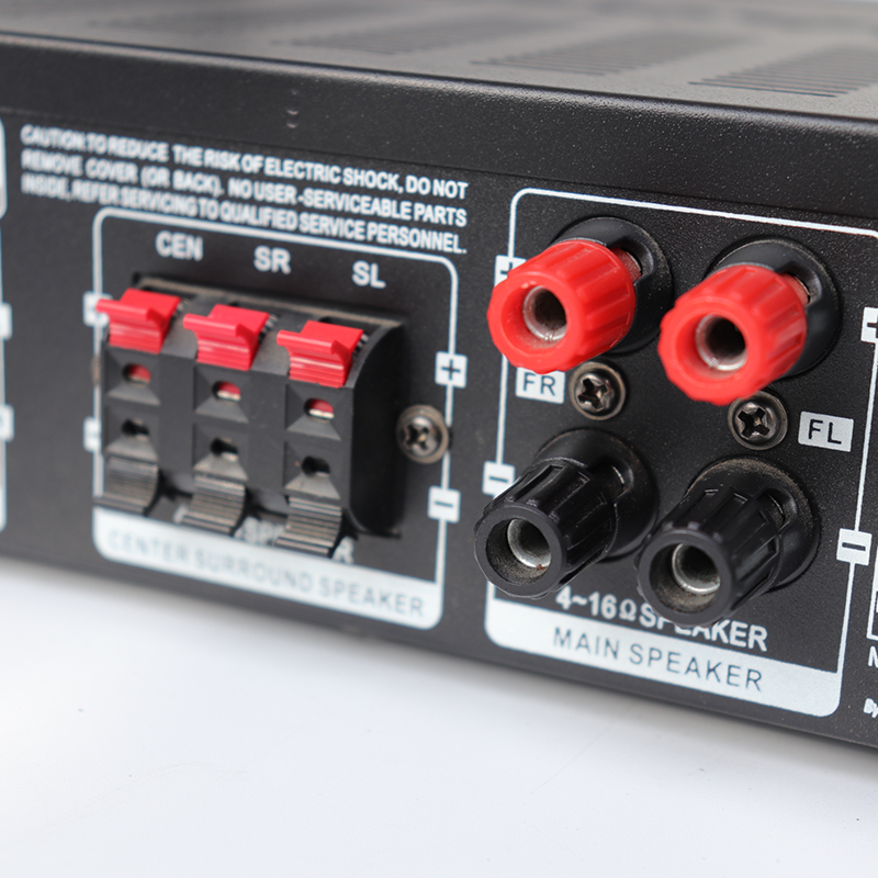 2 Channel 100W MiNi Design With Bluetooth, USB/SD, FM Input,Home Power Amplifier.