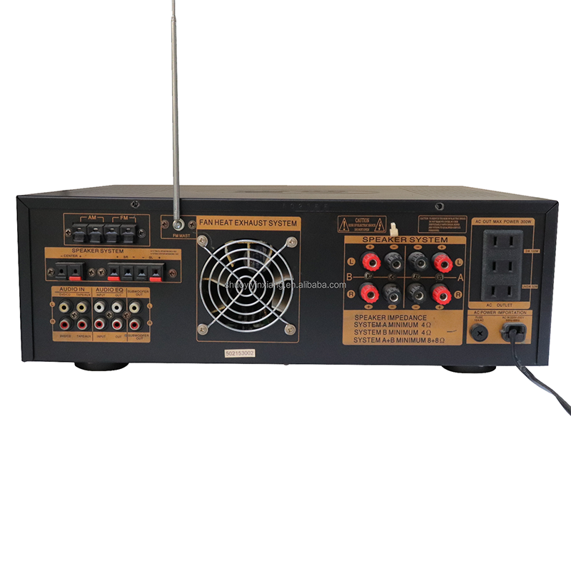 OEM/ODM 360W Home Theatre Audio System Blue tooth Power Amplifier With Remote Control, dB-502-15-BT