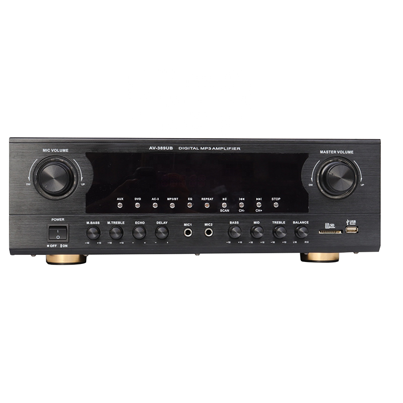 2 Channel 380W Home  Power Amplifier, Home Audio Power Amp, AV-389UB