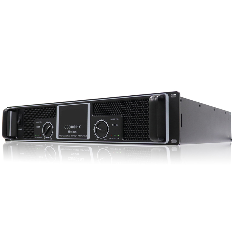 The New 800W*2 two channel multiple interconnections Amplifier for professional music, CS-8000HX