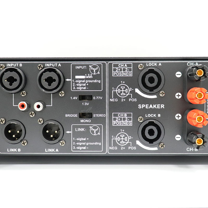 The New 800W*2 two channel multiple interconnections Amplifier for professional music, CS-8000HX