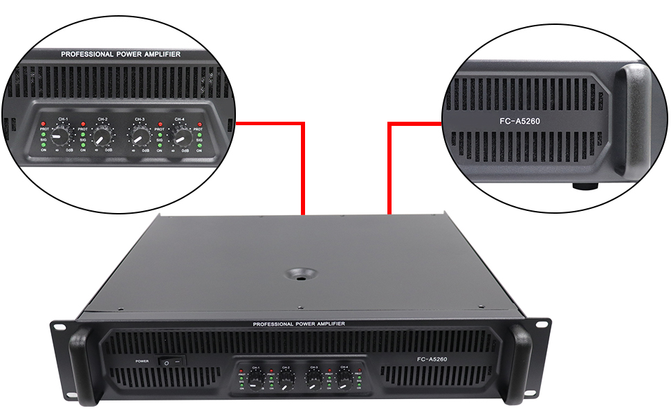 4 channel power amplifier