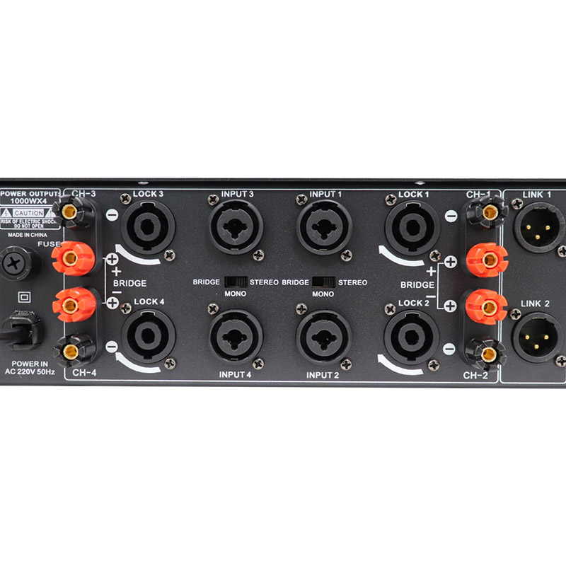 Wholesale Direct Sales 250W*4 high quality low pitched Amplifier for Karaoke, FC-A5260