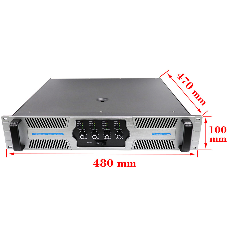 New Innovation 350W*4 Matching 12 inch - 15 inch speakers Professional amplifier, FC-A41400