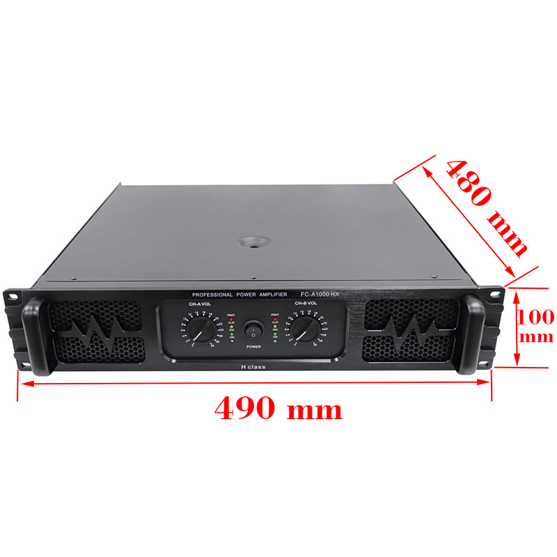 New In 2025 professional 800W*2 High pitched Music Amplifier for karaoke KTV, FC-A1000HX
