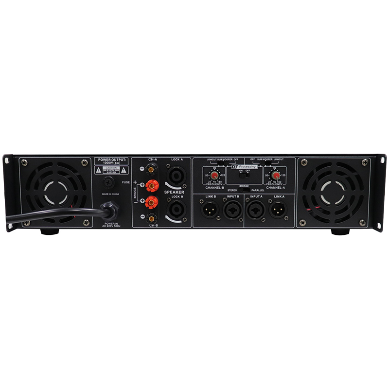 New In 2025 professional 800W*2 High pitched Music Amplifier for karaoke KTV, FC-A1000HX