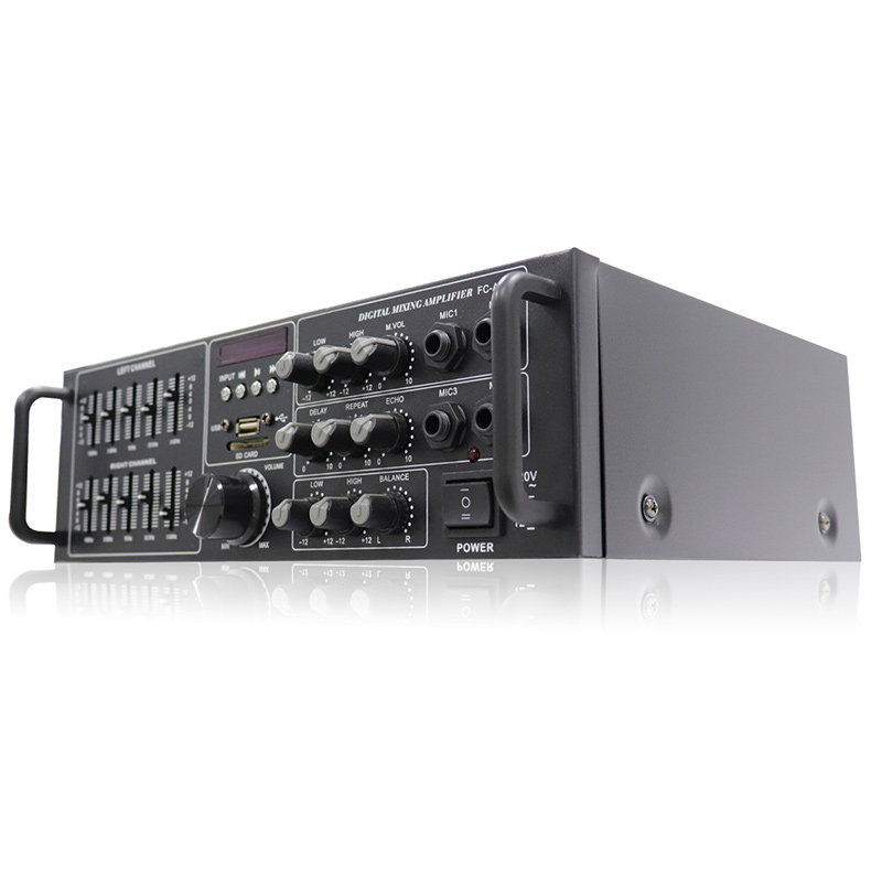 Custom Label BT 5.0 Mini Audio Amp 25W Dual Channel Hi-Fi Digital Power Amplifier for Home, FC-A367R