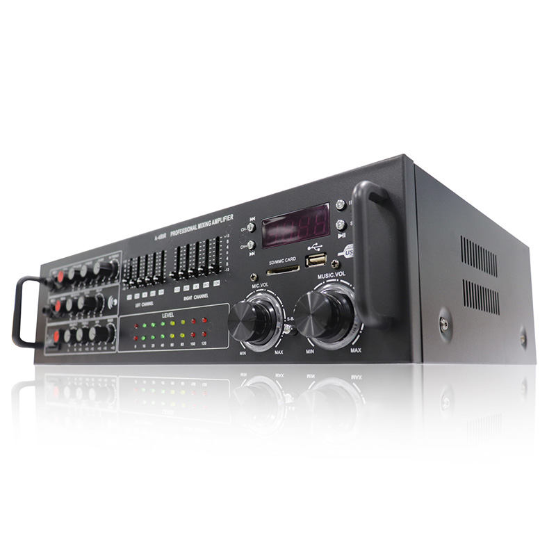 New Trend 50W*2 100W Dual channel Multiple microphone links Household Amplifier for singing, A-488R