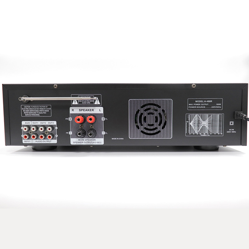 New Trend 50W*2 100W Dual channel Multiple microphone links Household Amplifier for singing, A-488R