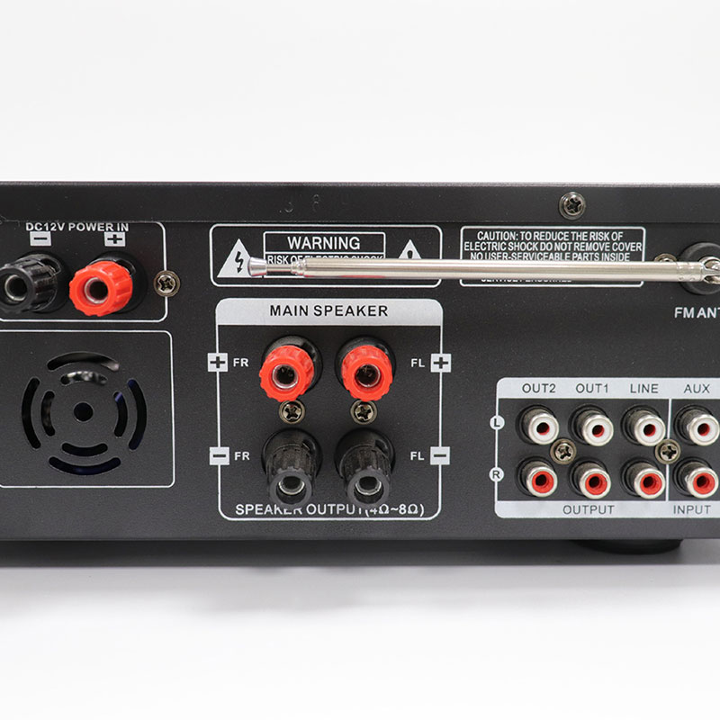 Custom Label BT 5.0 Mini Audio Amp 25W Dual Channel Hi-Fi Digital Power Amplifier for Home, FC-A367R