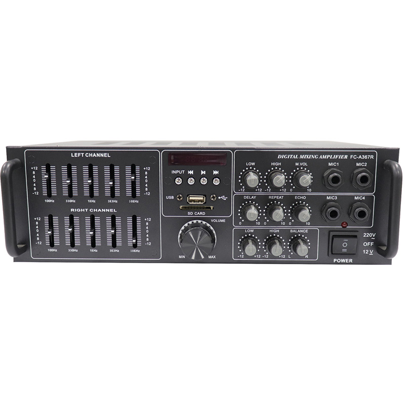 Custom Label BT 5.0 Mini Audio Amp 25W Dual Channel Hi-Fi Digital Power Amplifier for Home, FC-A367R