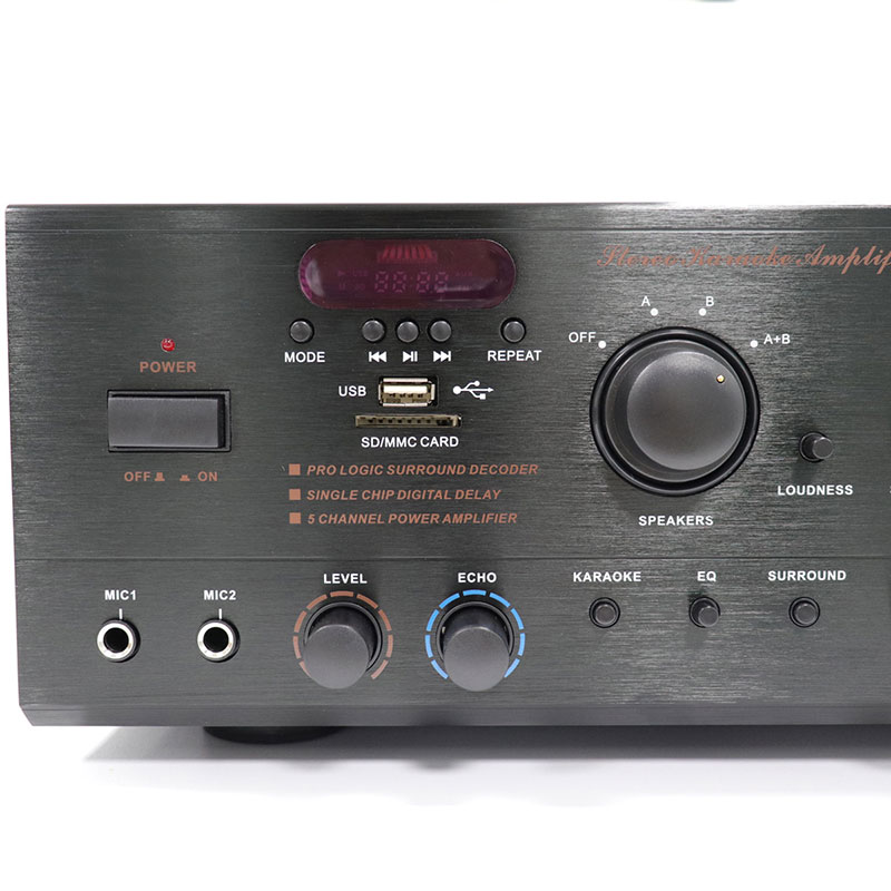 Top Sale Customized 100w*2 Digital Stereo Audio Home DJ Amplifier sound amplifiers speaker, AV-802B