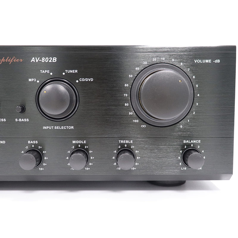 Top Sale Customized 100w*2 Digital Stereo Audio Home DJ Amplifier sound amplifiers speaker, AV-802B