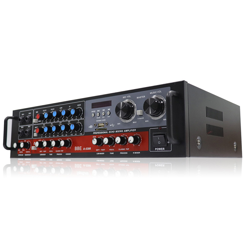 Household 100w*2 160w bluetooth input FM radio integrated A5300 Sound Amplifier, FC-A5300
