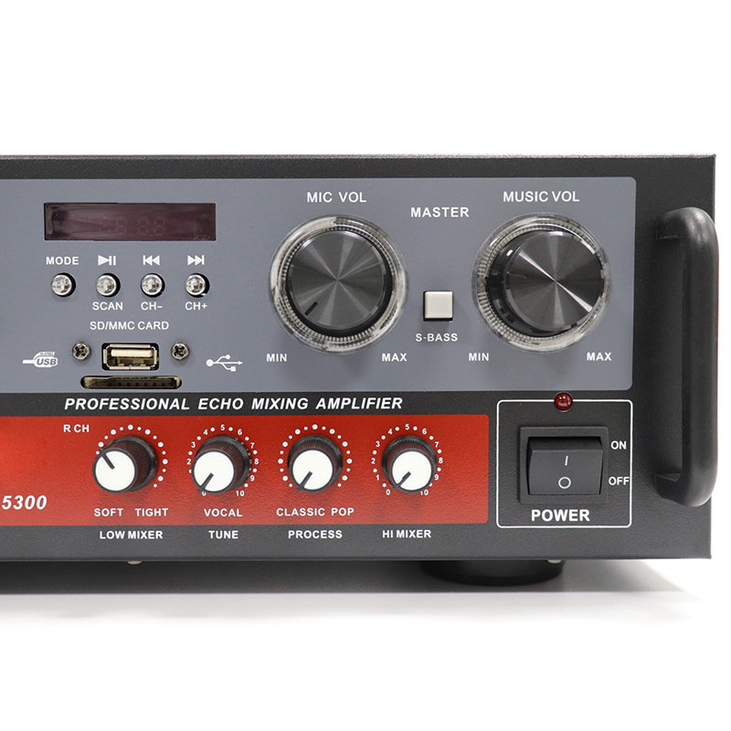 Household 100w*2 160w bluetooth input FM radio integrated A5300 Sound Amplifier, FC-A5300