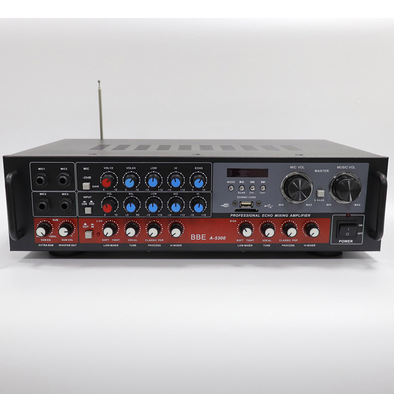 Household 100w*2 160w bluetooth input FM radio integrated A5300 Sound Amplifier, FC-A5300