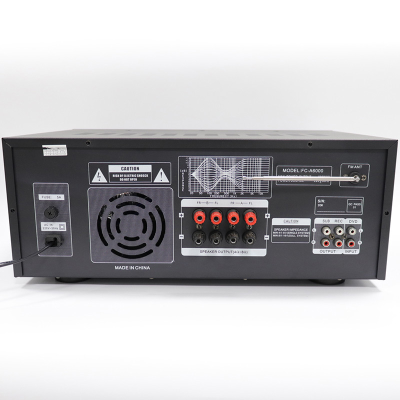 Stock Available 200W tone tuning audio mixing Amplifier for Instrument vocalization,FC-A6000