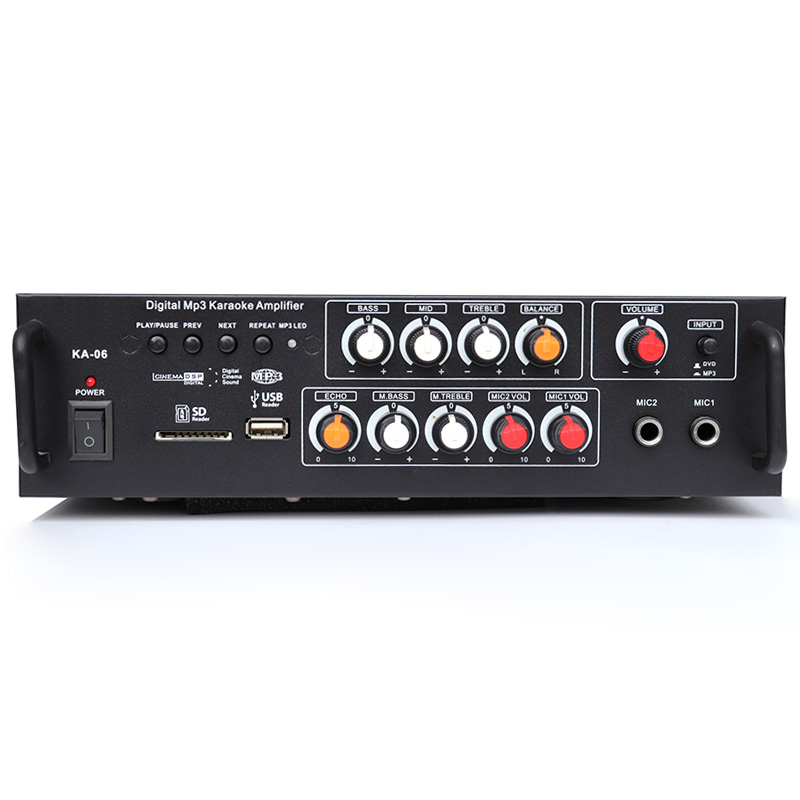 Dolby atmos 4K HD av receiver audio system sound stereo karaoke integrated amplifier for home cinema, KA-06