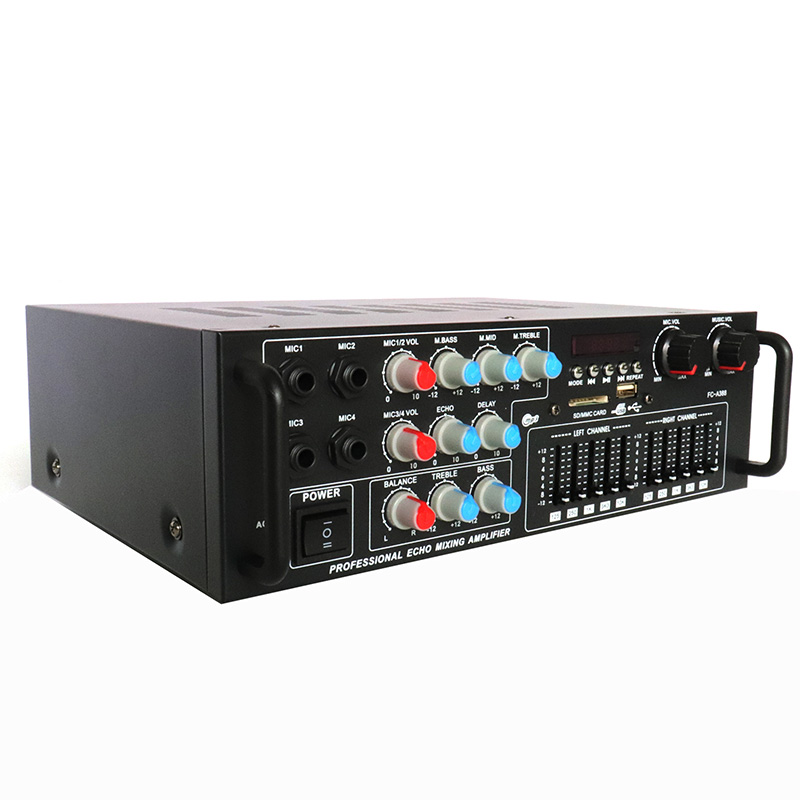 Super bass speaker with wireless microphone dj bass speaker home party box music audio amplifier, FC-A388