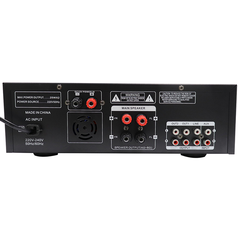 Hot sale 5.1 channel digital 50w dual channel audio power amplifier with blue tooth for parties, FC-A376