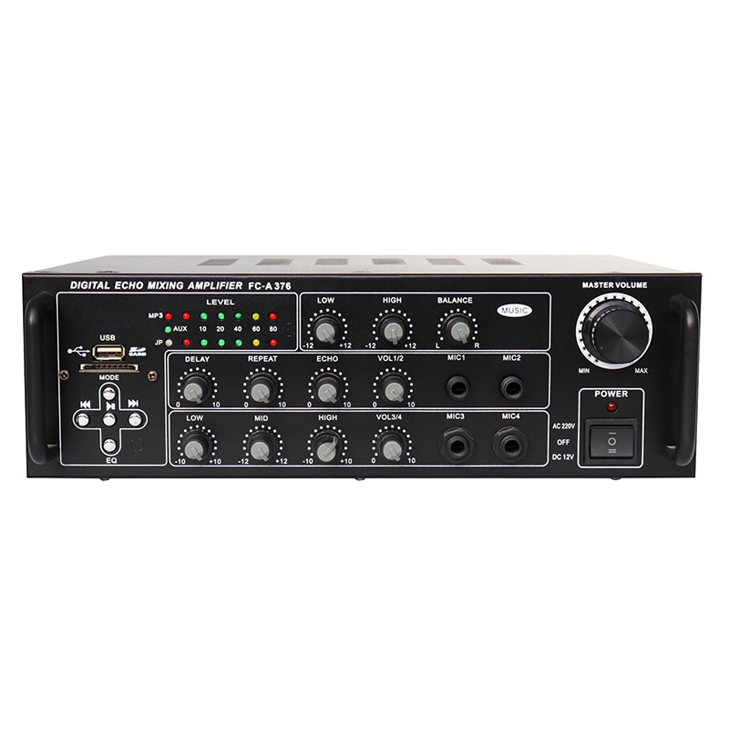 Hot sale 5.1 channel digital 50w dual channel audio power amplifier with blue tooth for parties, FC-A376