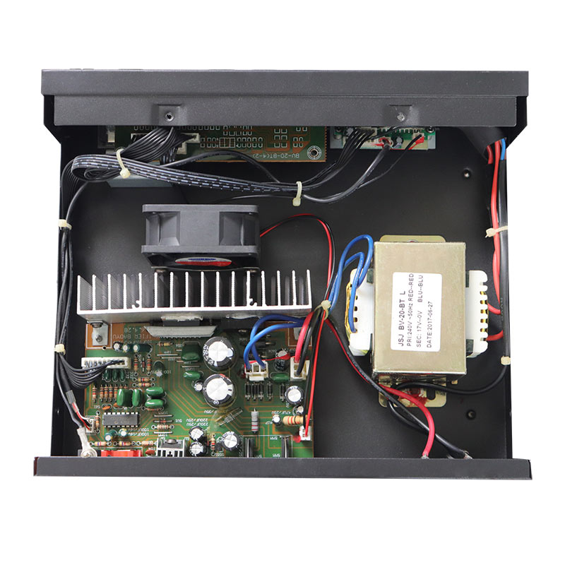 Class D Professional Board Karaoke Stereo Mini Mixer Sound 2.0 Channel HI-FI Home Amplifier, BV-20-BT