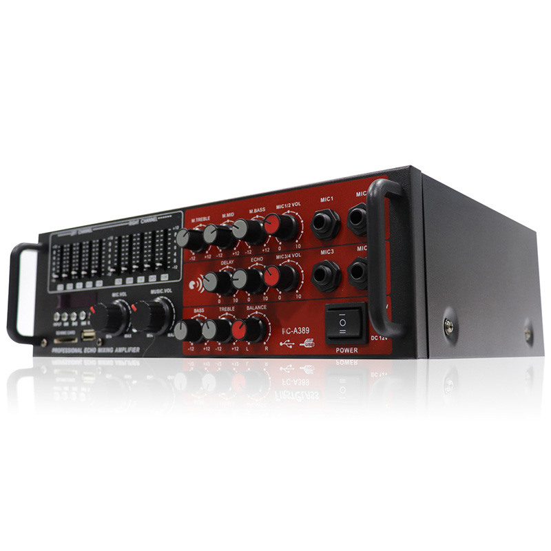On Sale TDA7379 power transistor 25w*2 Connecting the microphone Amplifier for Home Karaoke, FC-A389