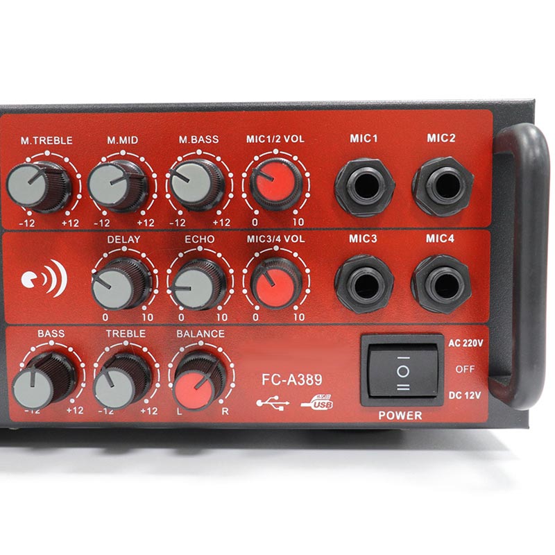 On Sale TDA7379 power transistor 25w*2 Connecting the microphone Amplifier for Home Karaoke, FC-A389