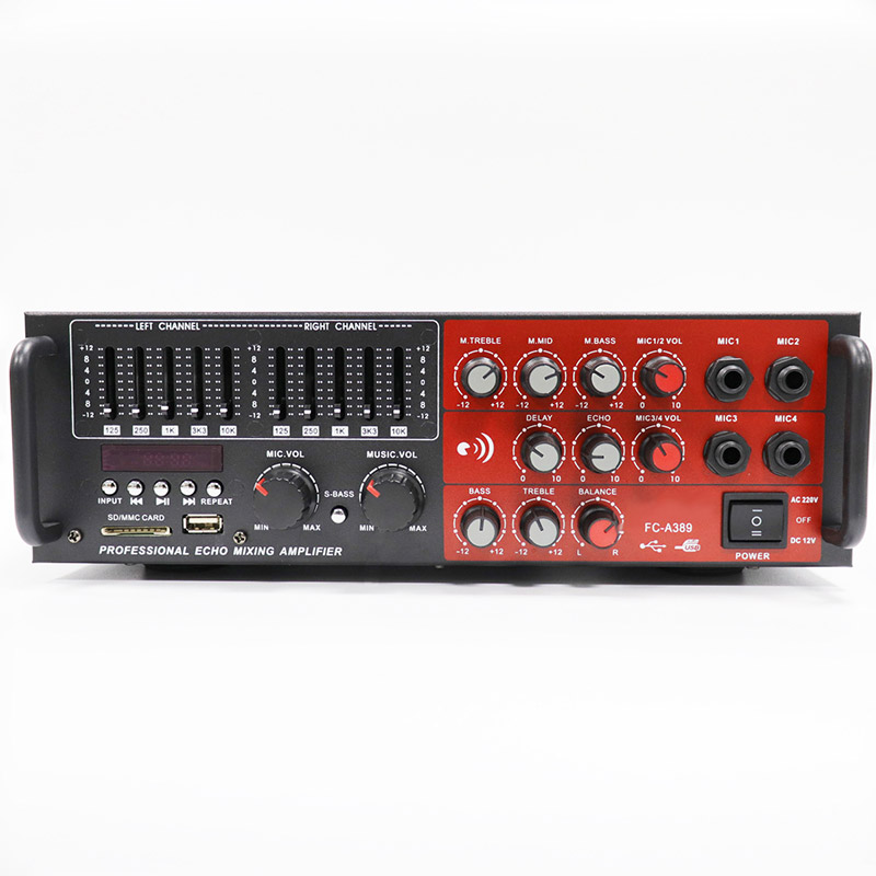 On Sale TDA7379 power transistor 25w*2 Connecting the microphone Amplifier for Home Karaoke, FC-A389