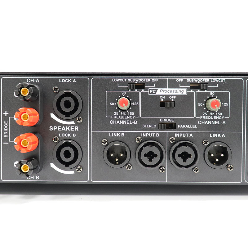 New product 600w 2.0 channels Heavy bass Professional power amplifier for performances, HX2800S