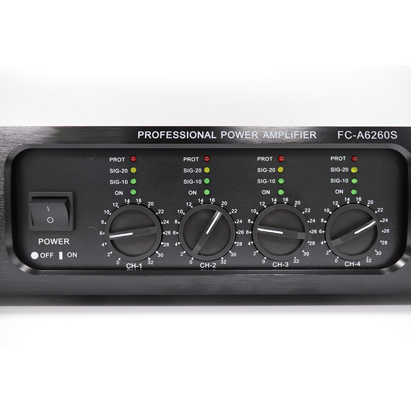 4 Channel 250W Power Amplifier, Audio Power Amplifier, Sound  Amplifier, FC-A6260S