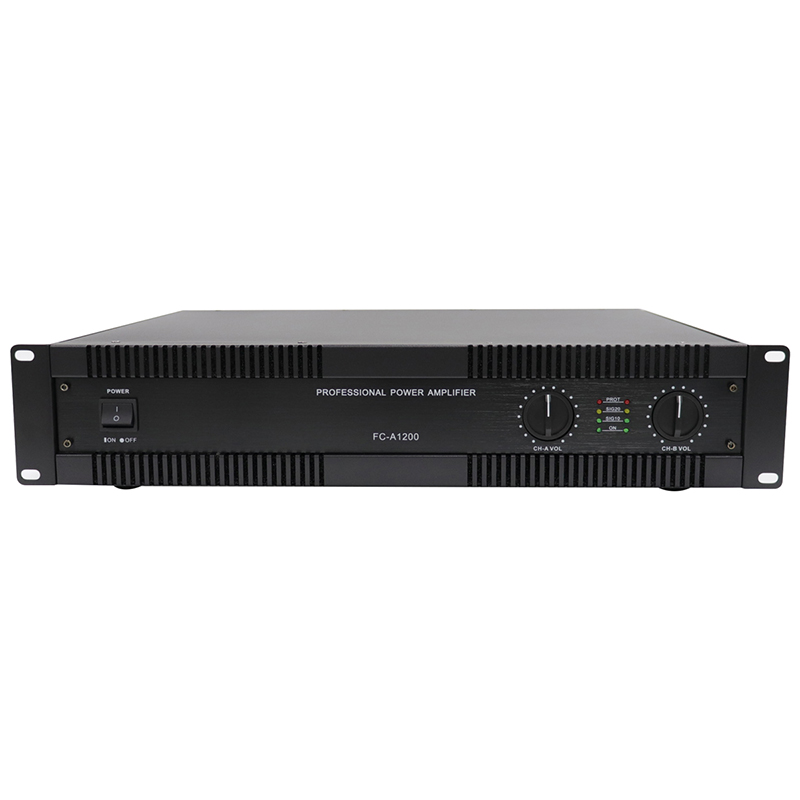 Customized logo 2 Channel 100W Professional Power Amplifier for indoor and outdoor, FC-A1200