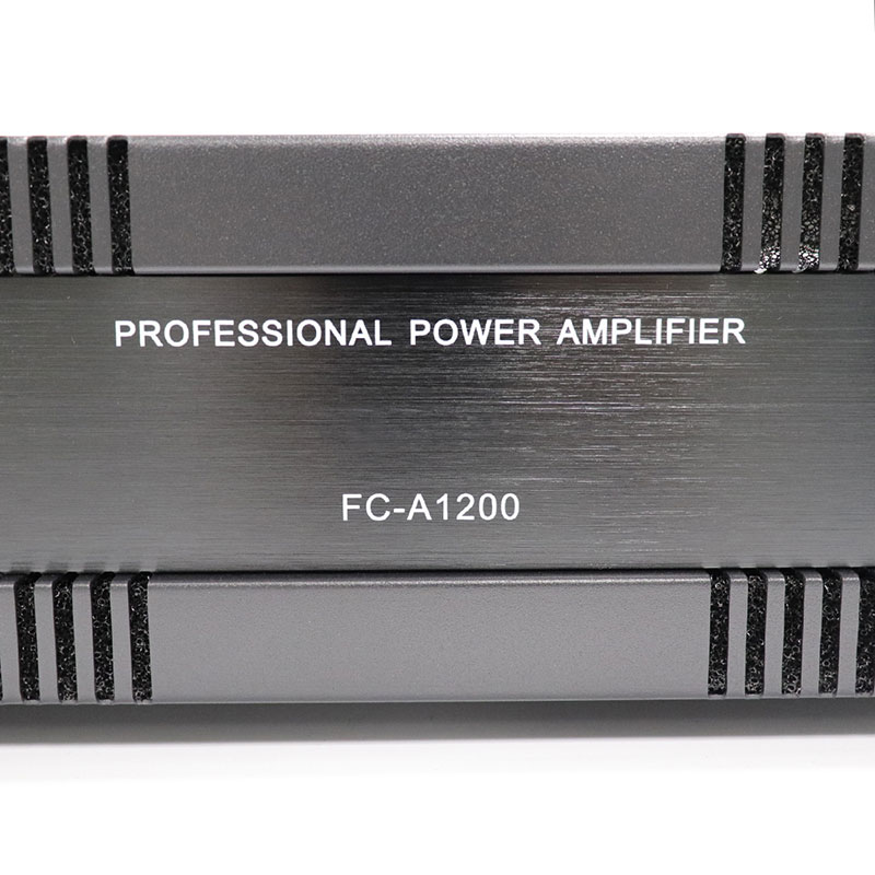 Customized logo 2 Channel 100W Professional Power Amplifier for indoor and outdoor, FC-A1200