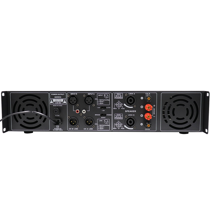Customized logo 2 Channel 100W Professional Power Amplifier for indoor and outdoor, FC-A1200