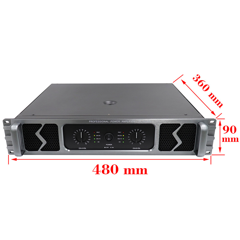 Source Factory 2-Channel 400w Professional Power Amplifier for loudspeaker system, FC-A4500