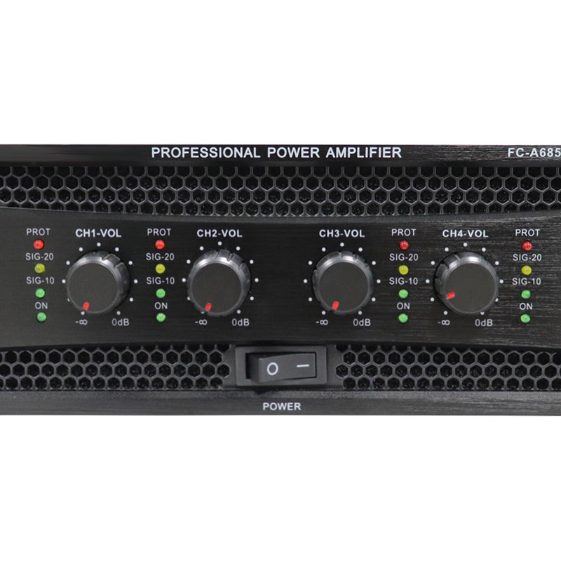 High Power 4 Channel 600w Professional Power Amplifier Professional Stereo Amplifier FC-A6850