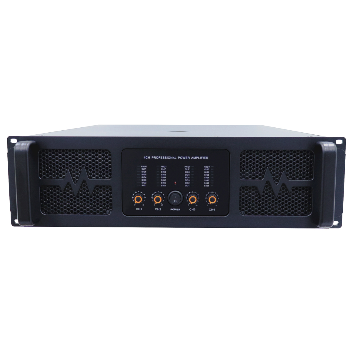 Newly developed H-class 1500W 4-channel 3U professional amplifier SY-41500