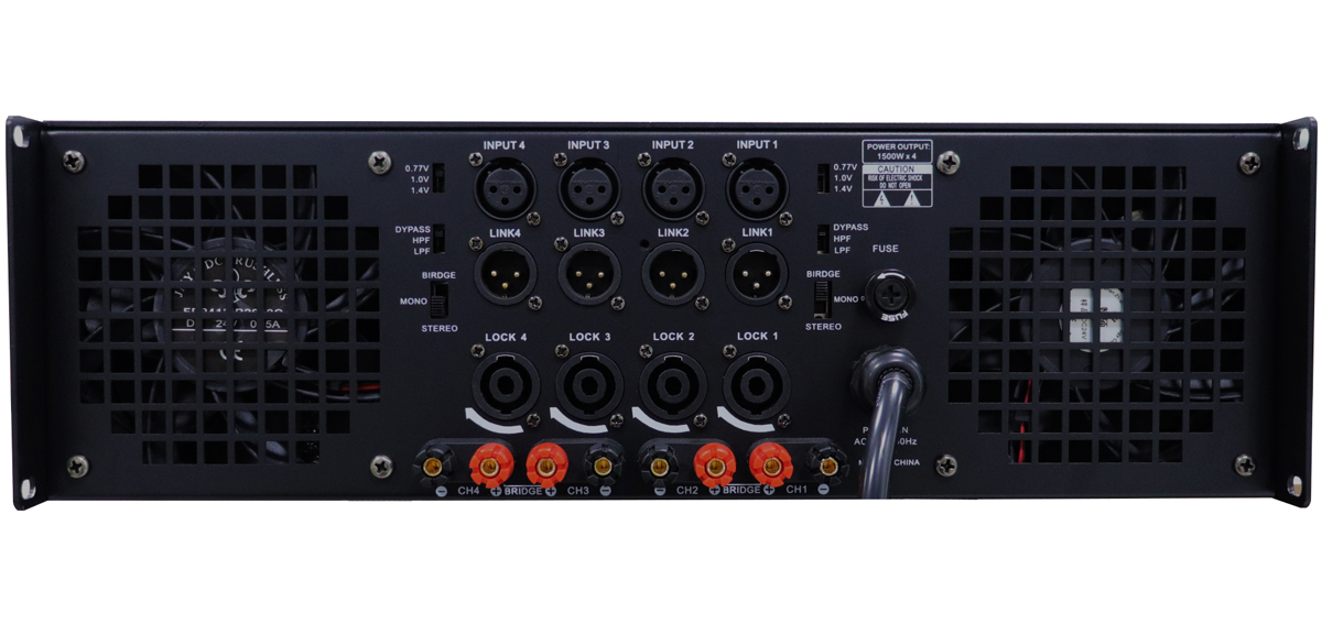 4CH professional power amplifier