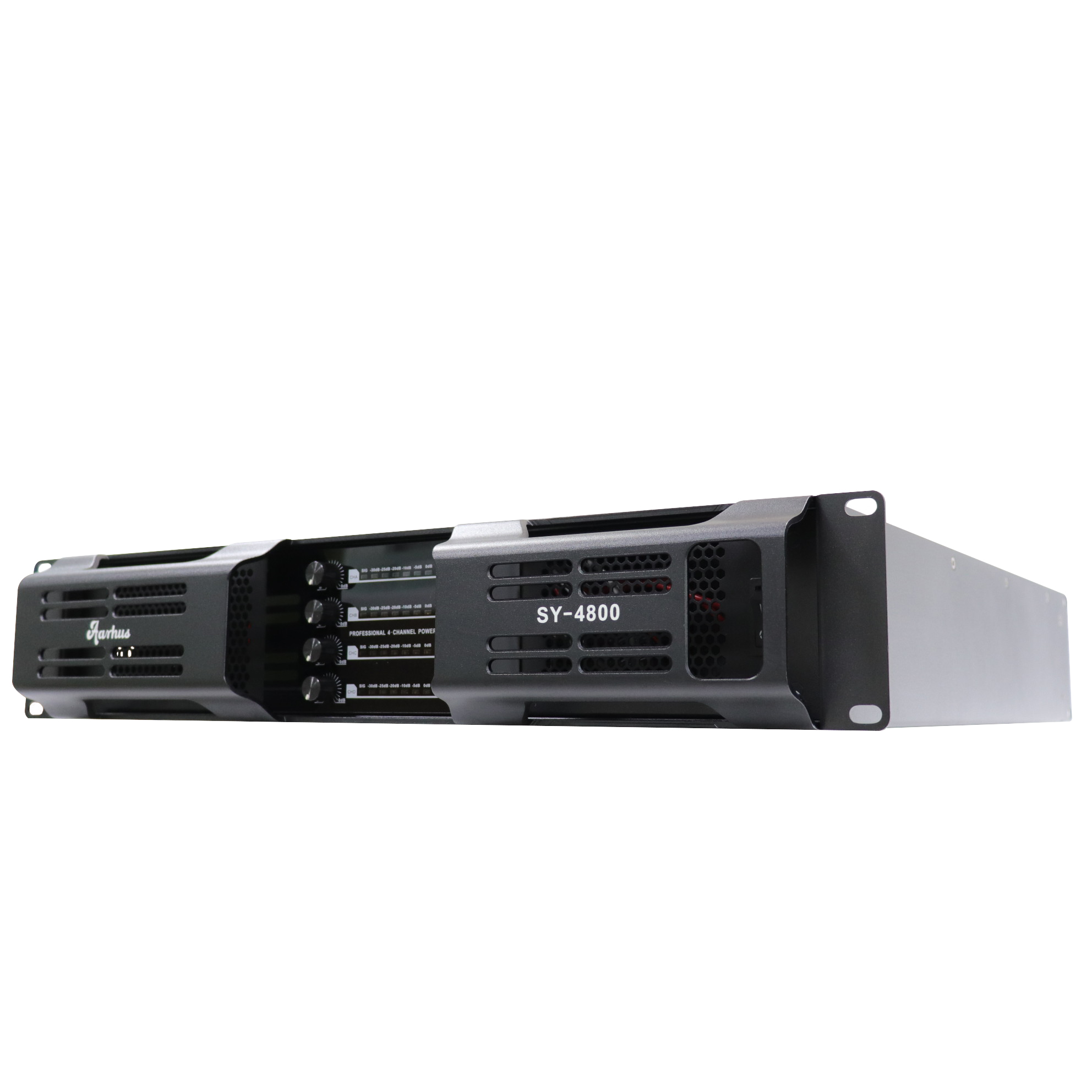 New design class H 800W 4-channel blue professional amplifier SY-4800