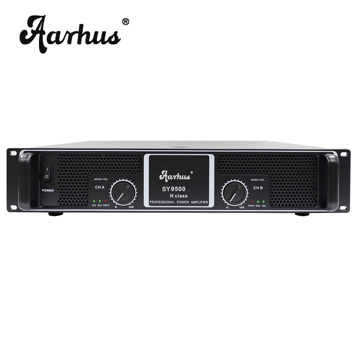 Popular Designs 800w*2 High Power Pure Post Amplifier Machine for Large Stage, SY9500