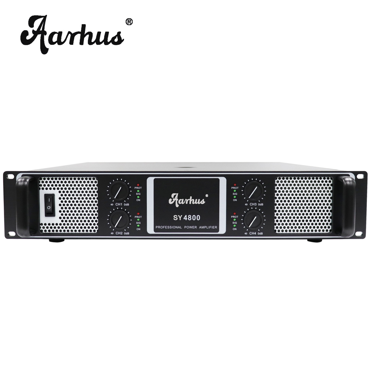 Amplifier manufacturer OEM Professional power amplifier 300w*4 For Stage Sound System, SY4800