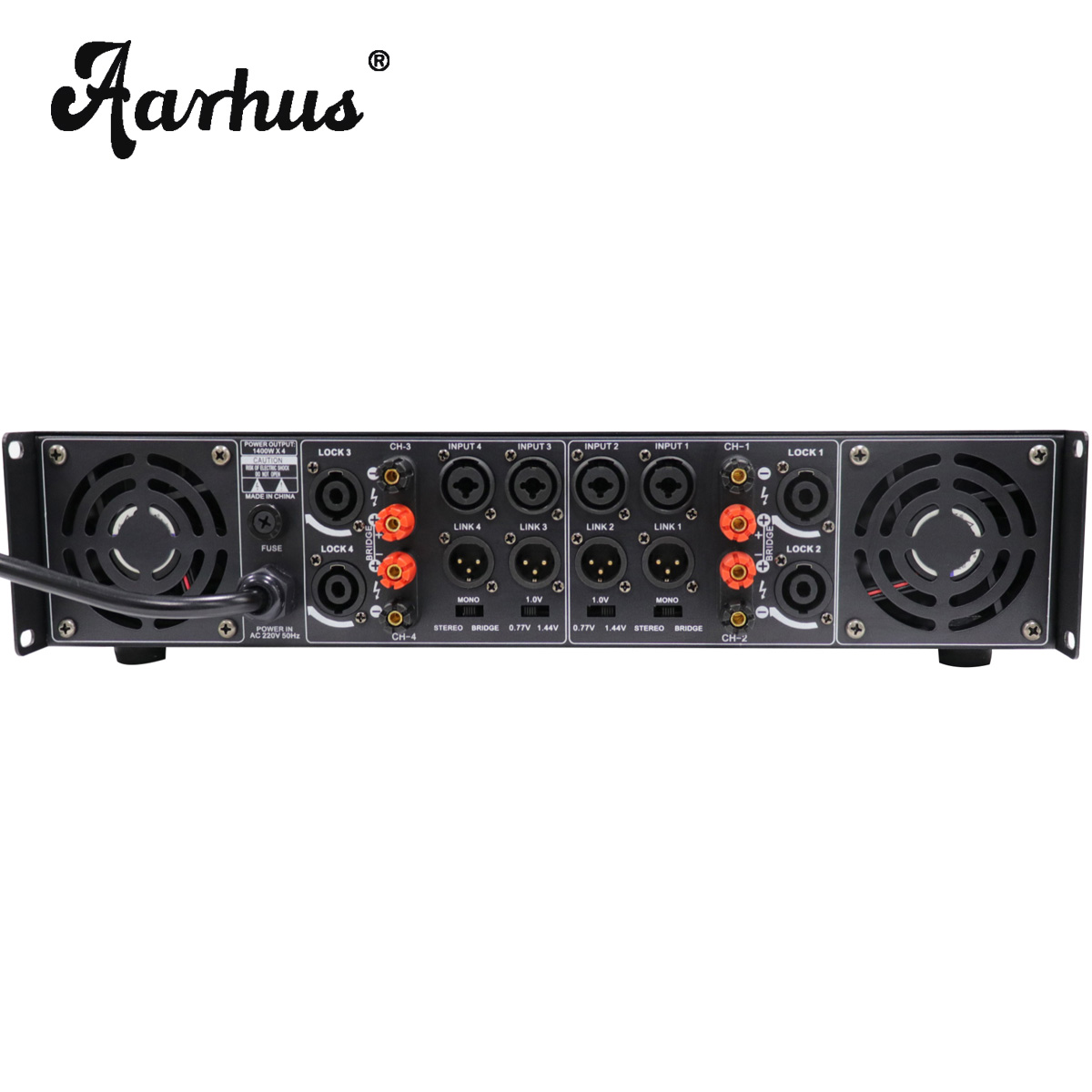 OEM ODM New Innovation 350W*4 Matching 12 inch - 15 inch Speakers Professional Amplifier, SY-A41400